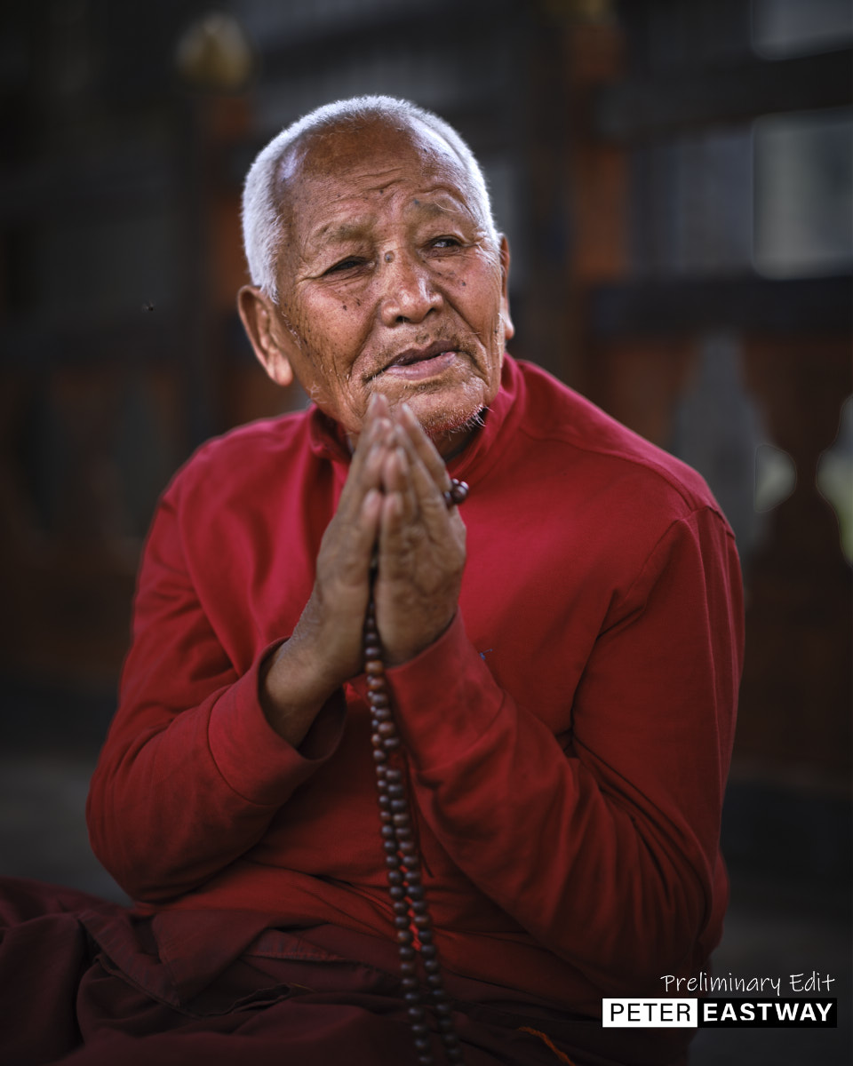 The Monk At The Top Of The Hill