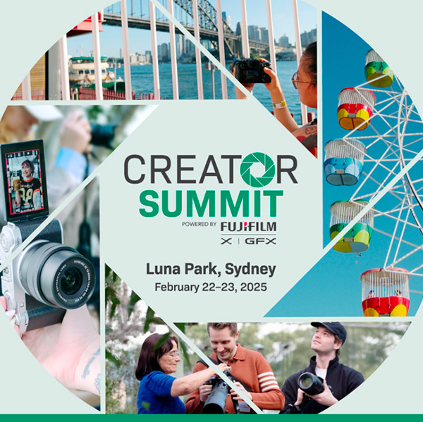 Fujifilm's Creator Summit - 22-23 February 2025, Luna Park, Sydney